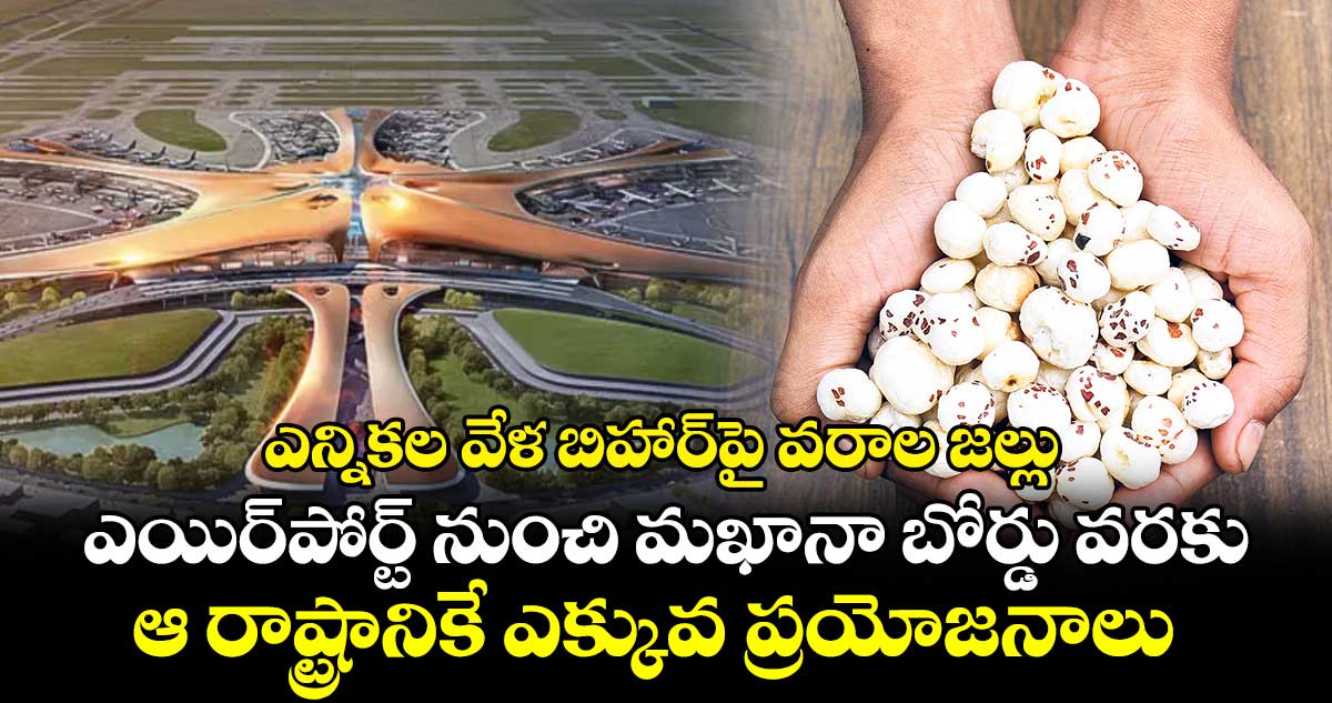 ఎన్నికల వేళ బిహార్​పై వరాల జల్లు... ఎయిర్​పోర్ట్​ నుంచి మఖానా బోర్డు వరకు ఆ రాష్ట్రానికే ఎక్కువ ప్రయోజనాలు