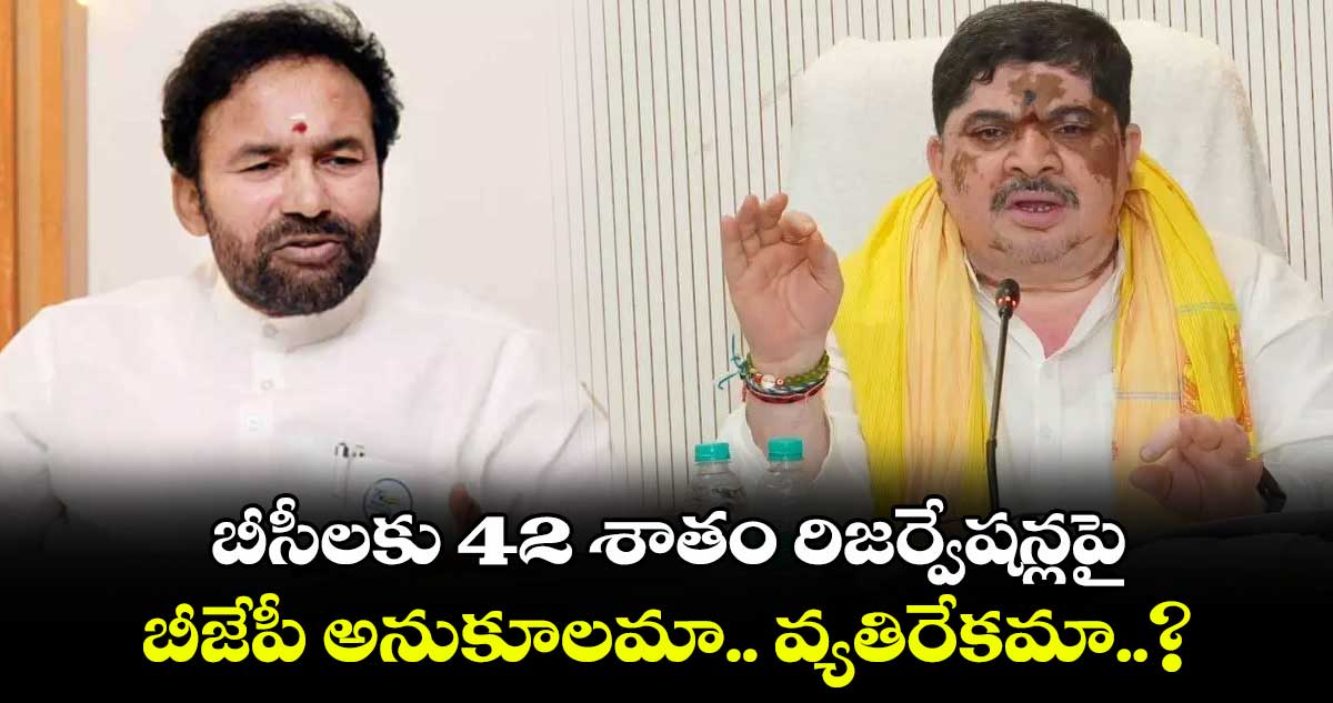 బీసీలకు 42 శాతం రిజర్వేషన్లపై బీజేపీ అనుకూలమా.. వ్యతిరేకమా..?: మంత్రి పొన్నం