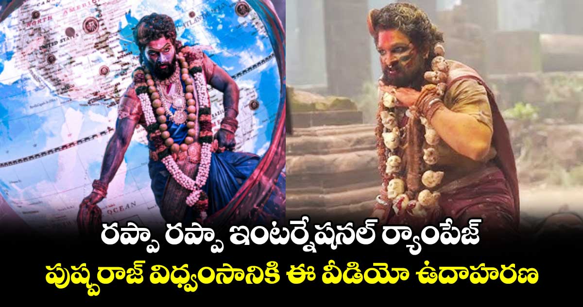 Pushpa2TheRule: రప్పా రప్పా ఇంటర్నేషనల్ ర్యాంపేజ్.. పుష్పరాజ్ విధ్వంసానికి ఈ వీడియో ఉదాహరణ