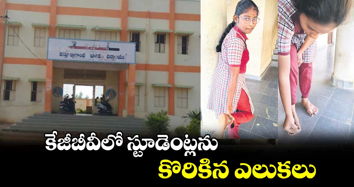 కేజీబీవీలో స్టూడెంట్లను కొరికిన ఎలుకలు