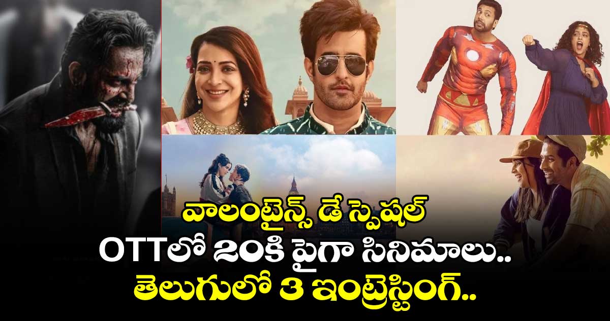 Valentines Day OTT: ఓటీటీలో 20కి పైగా సినిమాలు.. తెలుగులో 3 ఇంట్రెస్టింగ్.. స్ట్రీమింగ్ ఎక్కడంటే?