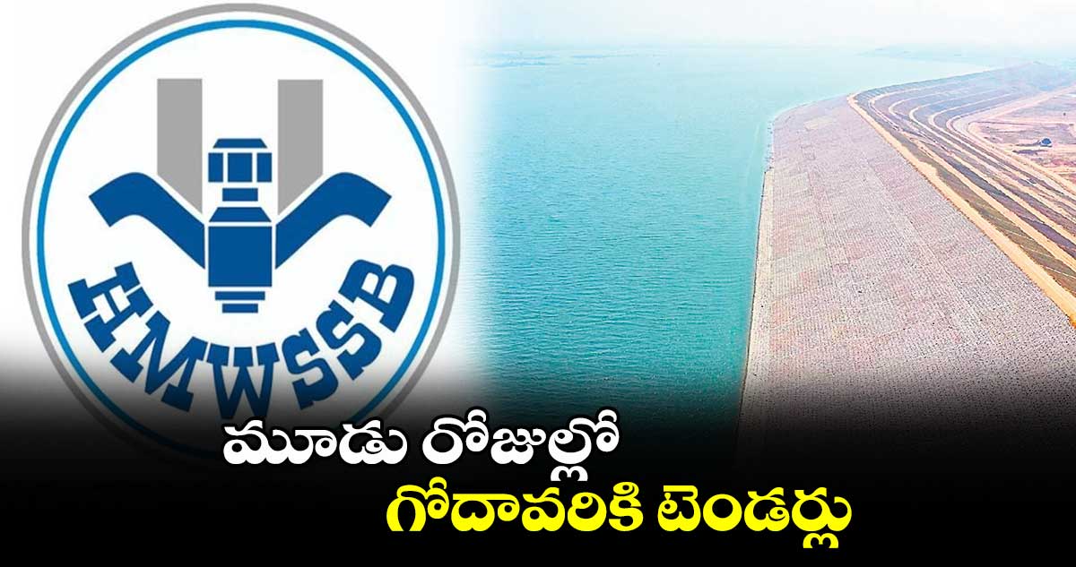 మూడు రోజుల్లో గోదావరికి టెండర్లు