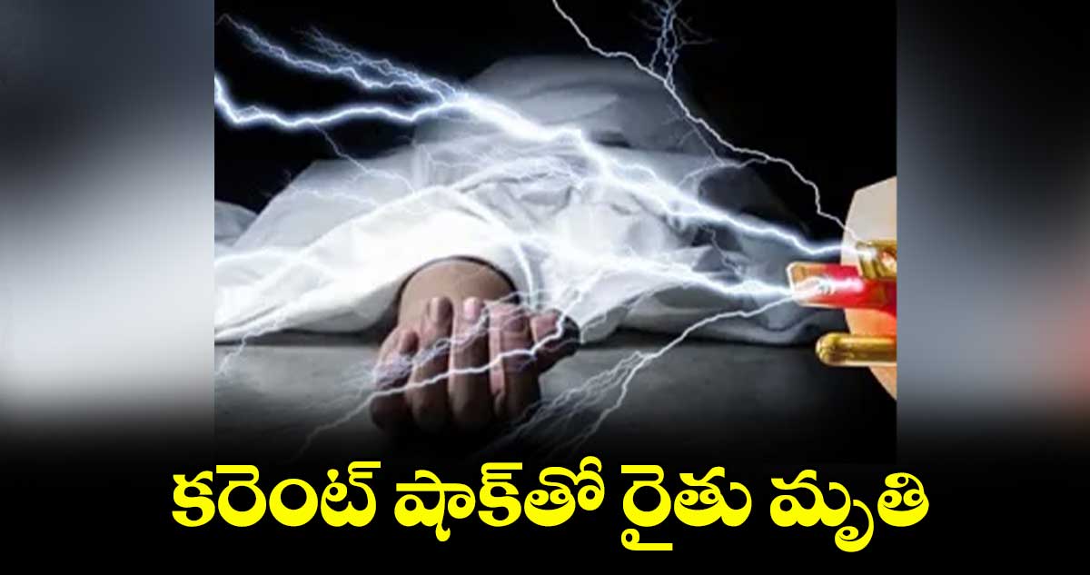 కరెంట్‌‌ షాక్‌‌తో రైతు మృతి