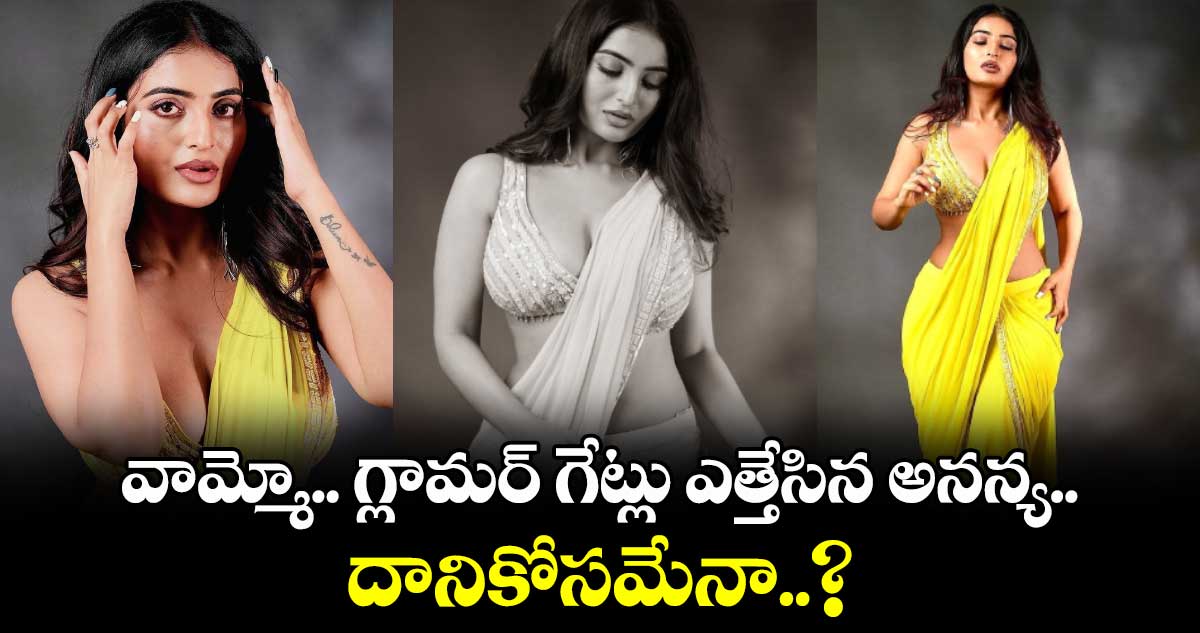 Ananya Nagalla: వామ్మో.. గ్లామర్ గేట్లు ఎత్తేసిన అనన్య.. దానికోసమేనా..?