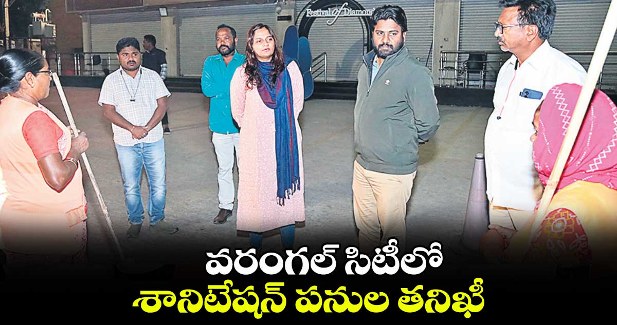 వరంగల్ సిటీలో శానిటేషన్​ పనుల తనిఖీ :  అశ్విని తానాజీ వాకడే