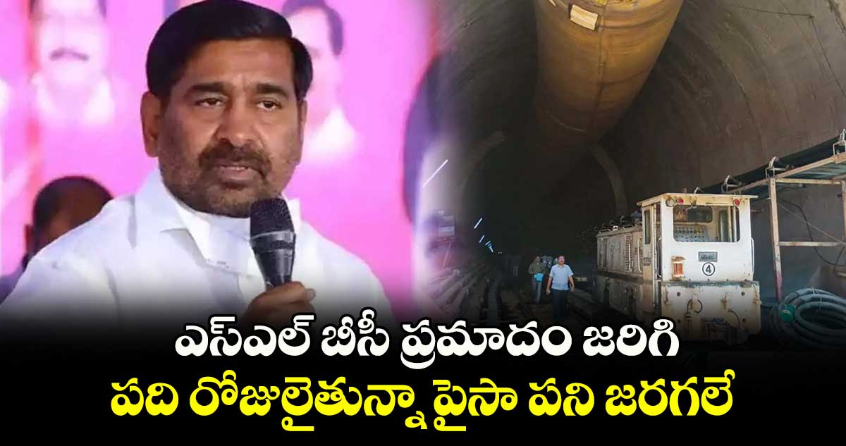 ఎస్ఎల్ బీసీ ప్రమాదం జరిగి పది రోజులైతున్నా పైసా పని జరగలే: బీఆర్ఎస్ ఎమ్మెల్యే జగదీశ్ రెడ్డి