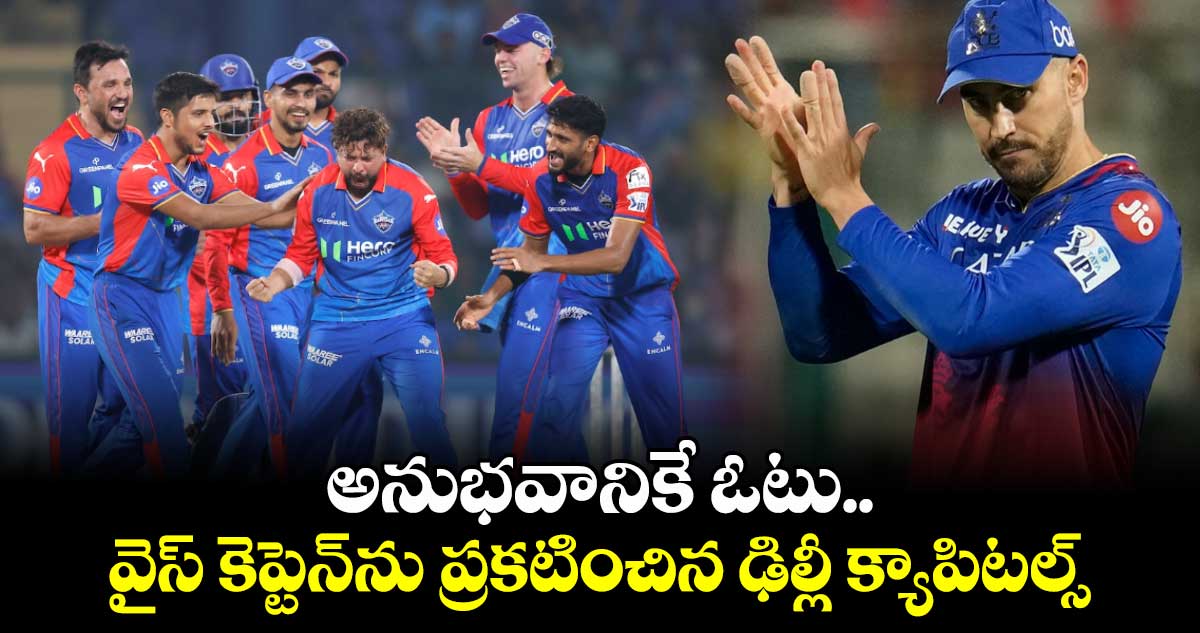 Delhi Capitals: అనుభవానికే ఓటు.. వైస్ కెప్టెన్‌ను ప్రకటించిన ఢిల్లీ క్యాపిటల్స్