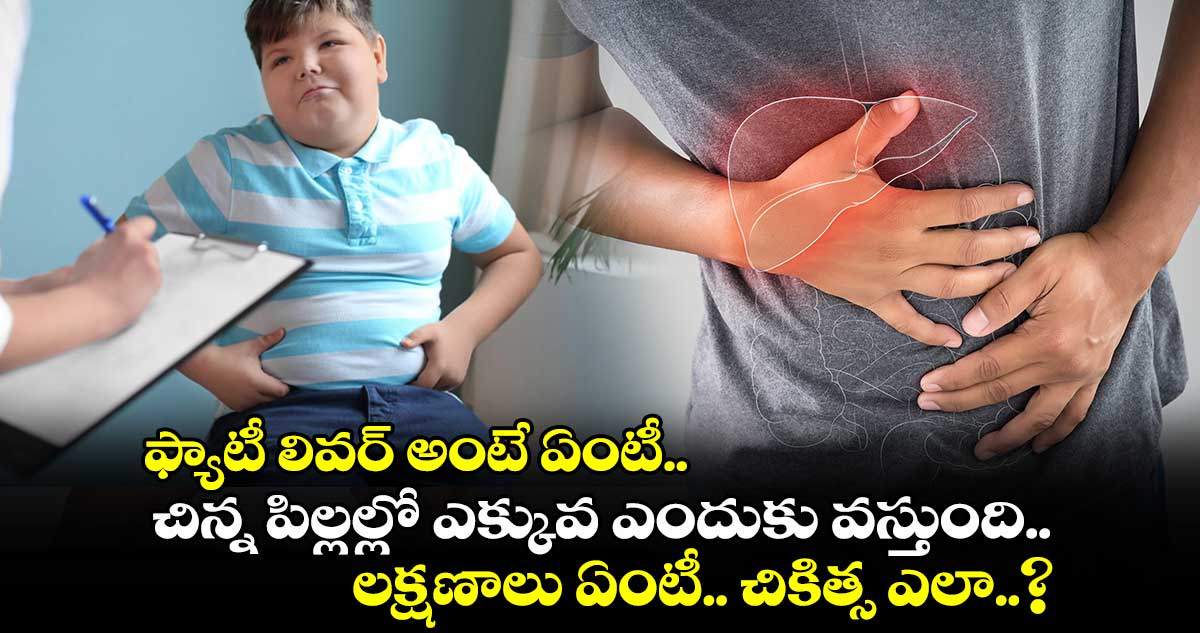 Health Alert : ఫ్యాటీ లివర్ అంటే ఏంటీ.. చిన్న పిల్లల్లో ఎక్కువ ఎందుకు వస్తుంది.. లక్షణాలు ఏంటీ.. చికిత్స ఎలా..?