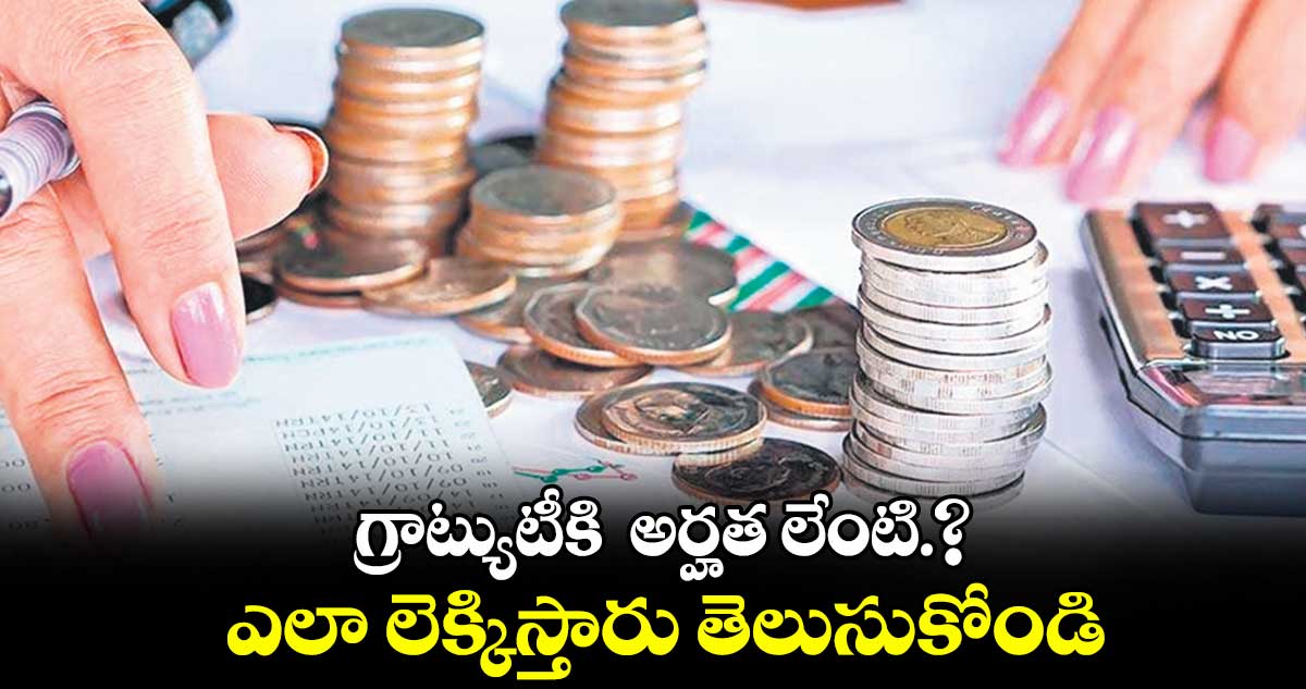 ఉద్యోగుల గ్రాట్యుటీకి  అర్హత లేంటి.? ఎలా లెక్కిస్తారు తెలుసుకోండి