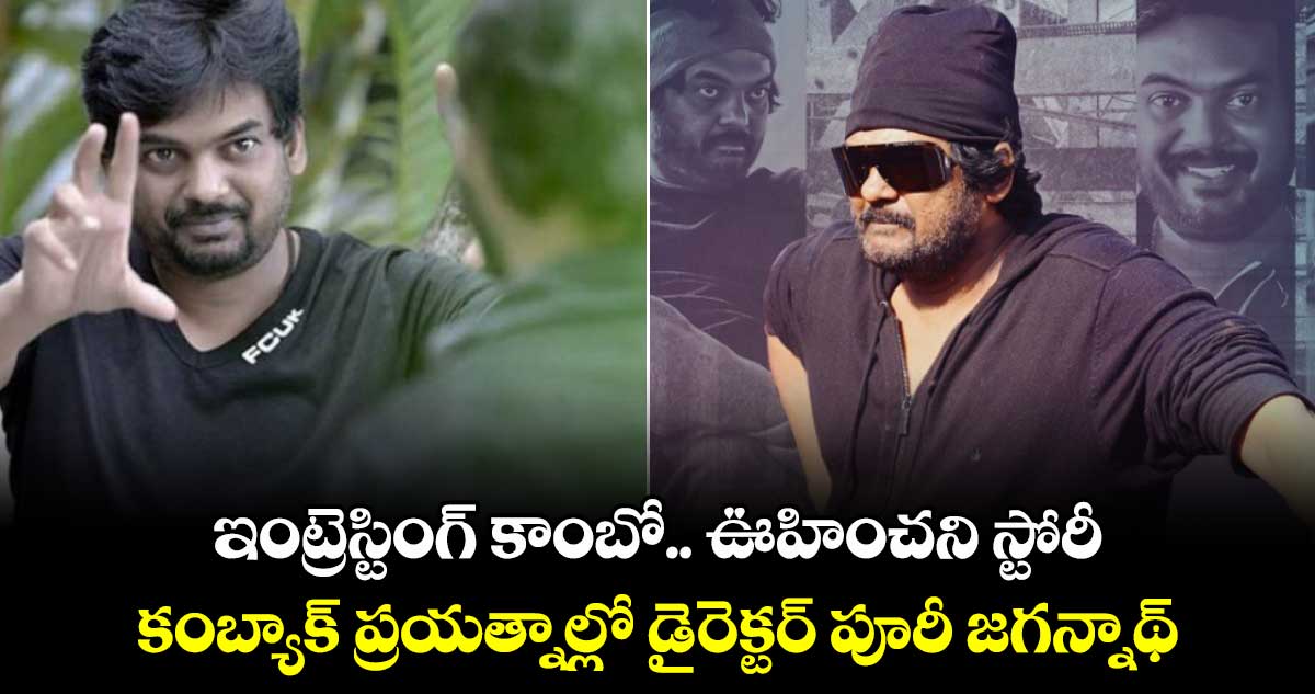 PuriJagannadh: ఇంట్రెస్టింగ్ కాంబో.. ఊహించని స్టోరీ.. కంబ్యాక్ ప్రయత్నాల్లో డైరెక్టర్ పూరీ జగన్నాథ్