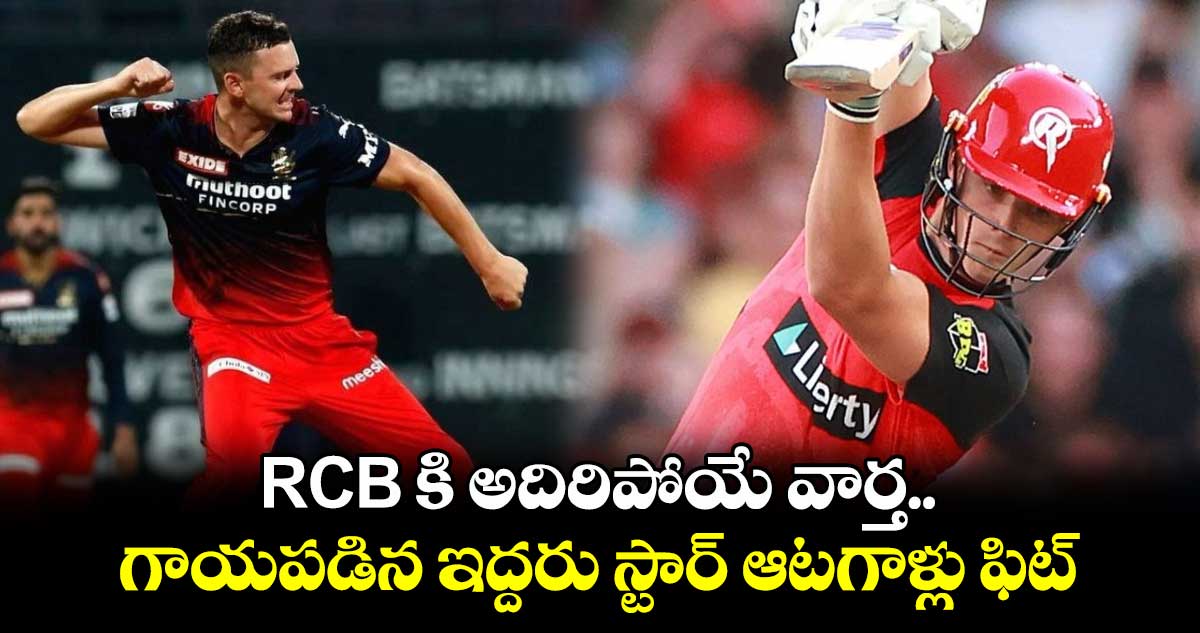 IPL 2025: RCB కి అదిరిపోయే వార్త.. గాయపడిన ఇద్దరు స్టార్ ఆటగాళ్లు ఫిట్