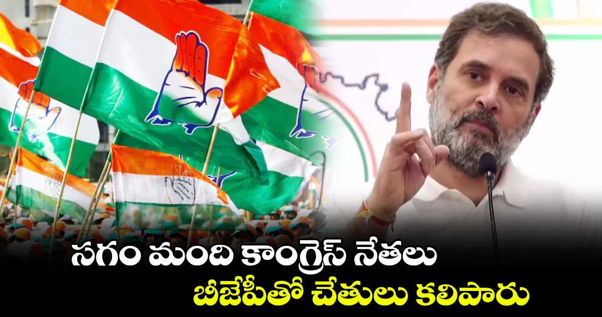 సగం మంది కాంగ్రెస్ నేతలు బీజేపీతో చేతులు కలిపారు: గుజరాత్ కాంగ్రెస్ నేతలపై రాహుల్ గాంధీ ఫైర్.. 