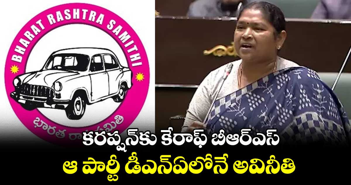 కరప్షన్‌‌కు కేరాఫ్ బీఆర్ఎస్.. ఆ పార్టీ డీఎన్ఏలోనే అవినీతి: మంత్రి సీతక్క   