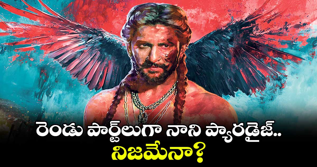 రెండు పార్ట్⁬లుగా నాని ప్యారడైజ్..నిజమేనా?