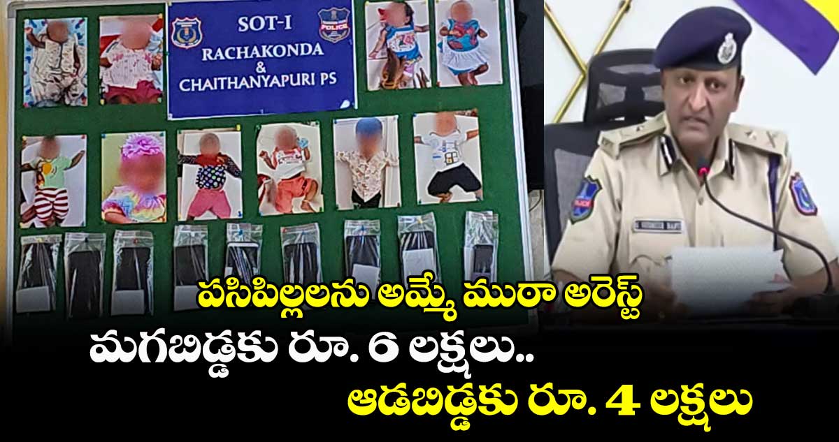 హైదరాబాద్ లో మగబిడ్డకు రూ. 6 లక్షలు.. ఆడబిడ్డకు రూ. 4 లక్షలు