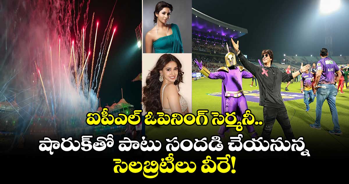 IPL 2025: ఐపీఎల్ ఓపెనింగ్ సెర్మనీ.. షారుక్‌తో పాటు సందడి చేయనున్న సెలబ్రిటీలు వీరే!