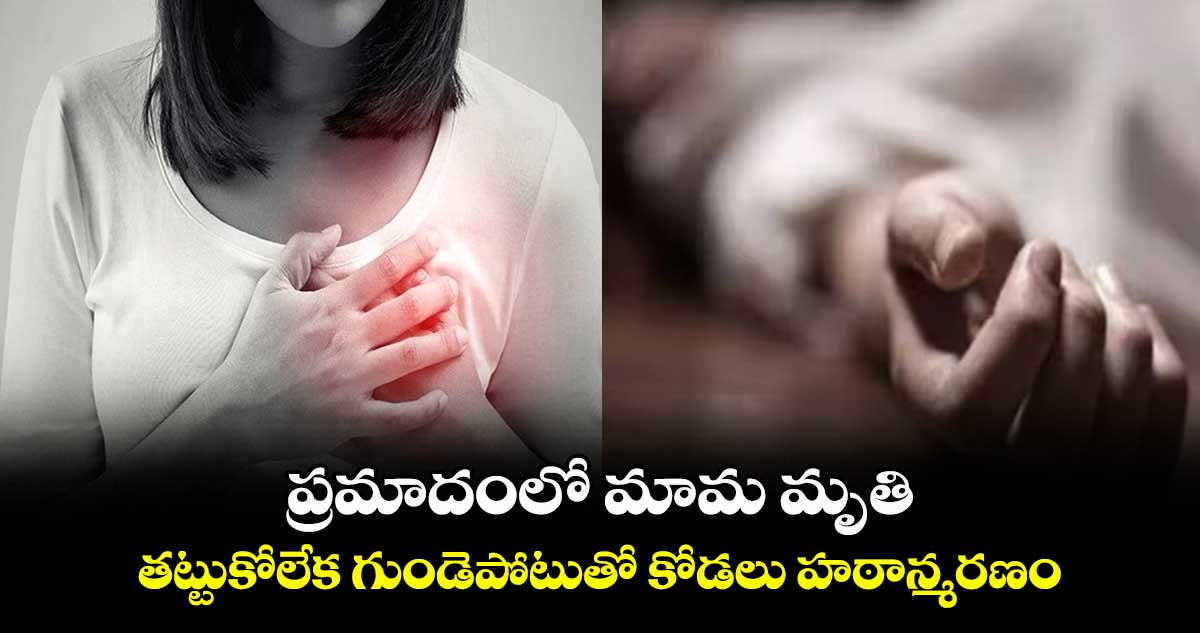 ప్రమాదంలో మామ మృతి.. తట్టుకోలేక గుండెపోటుతో కోడలు హఠాన్మరణం