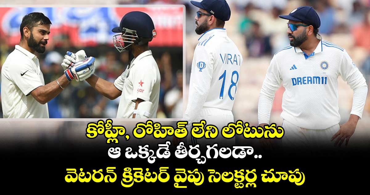 Team India: కోహ్లీ, రోహిత్ లేని లోటును ఆ ఒక్కడే తీర్చగలడా.. వెటరన్ క్రికెటర్ వైపు సెలక్టర్ల చూపు
