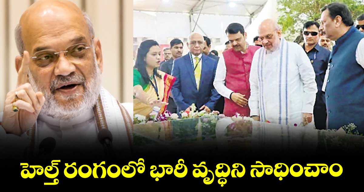 హెల్త్‌‌‌‌ రంగంలో భారీ వృద్ధిని సాధించాం : అమిత్‌‌ షా