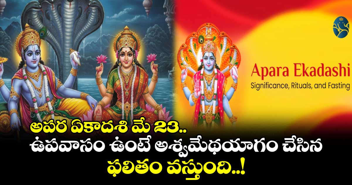 అపర ఏకాదశి మే 23.. ఉపవాసం ఉంటే అశ్వమేథయాగం చేసిన ఫలితం వస్తుంది..!