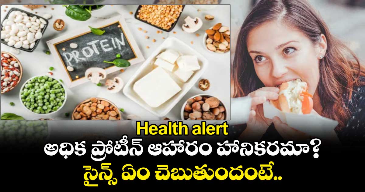 Health alert: అధిక ప్రోటీన్ ఆహారం హానికరమా? సైన్స్ ఏం చెబుతుందంటే..