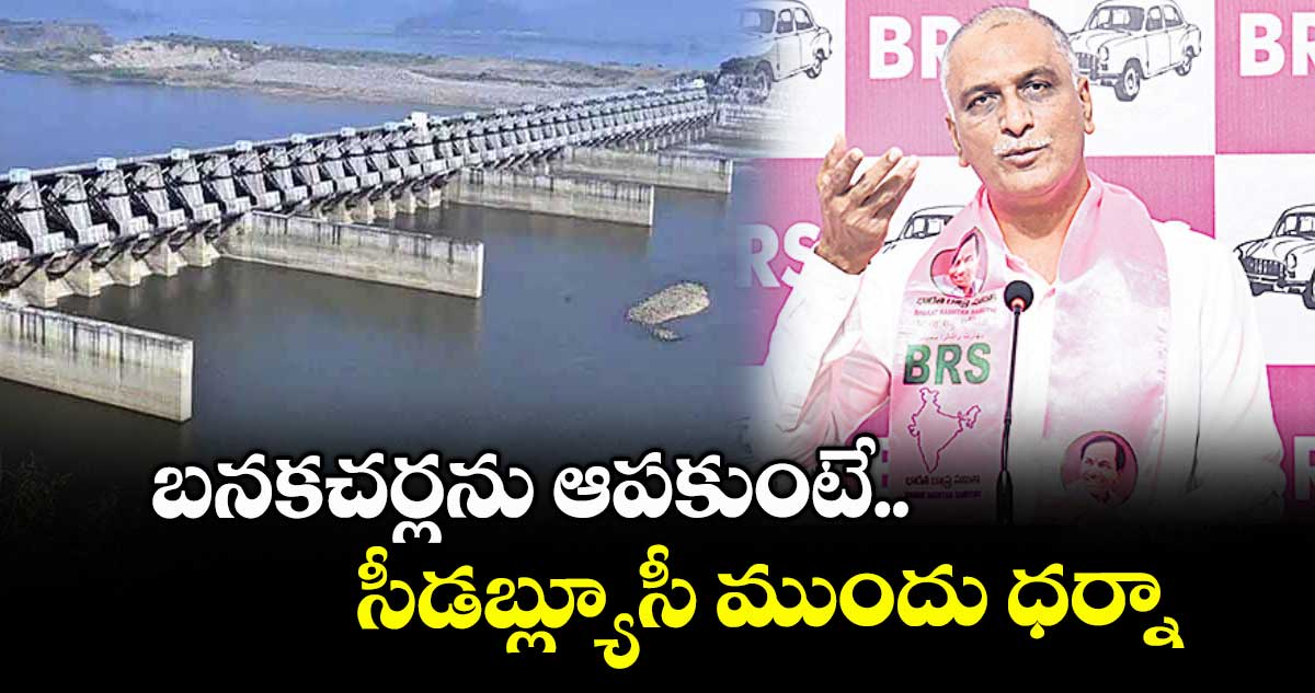 బనకచర్లను ఆపకుంటే.. సీడబ్ల్యూసీ ముందు ధర్నా
