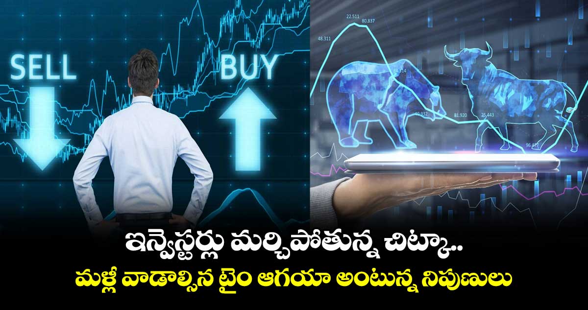 ఇన్వెస్టర్లు మర్చిపోతున్న చిట్కా.. మళ్లీ వాడాల్సిన టైం ఆగయా అంటున్న నిపుణులు..