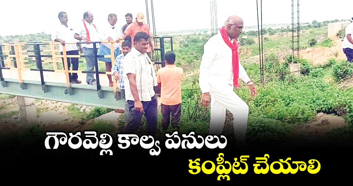 గౌరవెల్లి కాల్వ పనులు కంప్లీట్ చేయాలి : సీపీఐ నేత చాడ వెంకట రెడ్డి