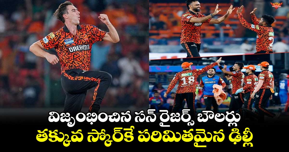 SRH vs DC: విజృంభించిన సన్ రైజర్స్ బౌలర్లు.. తక్కువ స్కోర్కే పరిమితమైన ఢిల్లీ