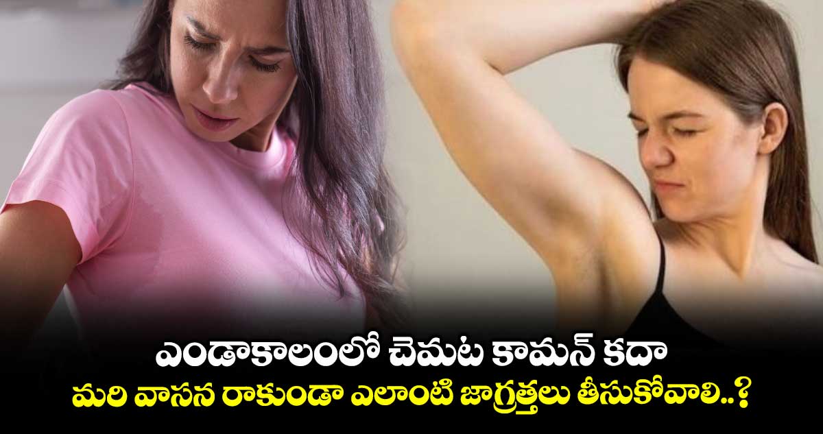 Summer Health : ఎండాకాలంలో చెమట కామన్ కదా.. మరి వాసన రాకుండా ఎలాంటి జాగ్రత్తలు తీసుకోవాలి..?
