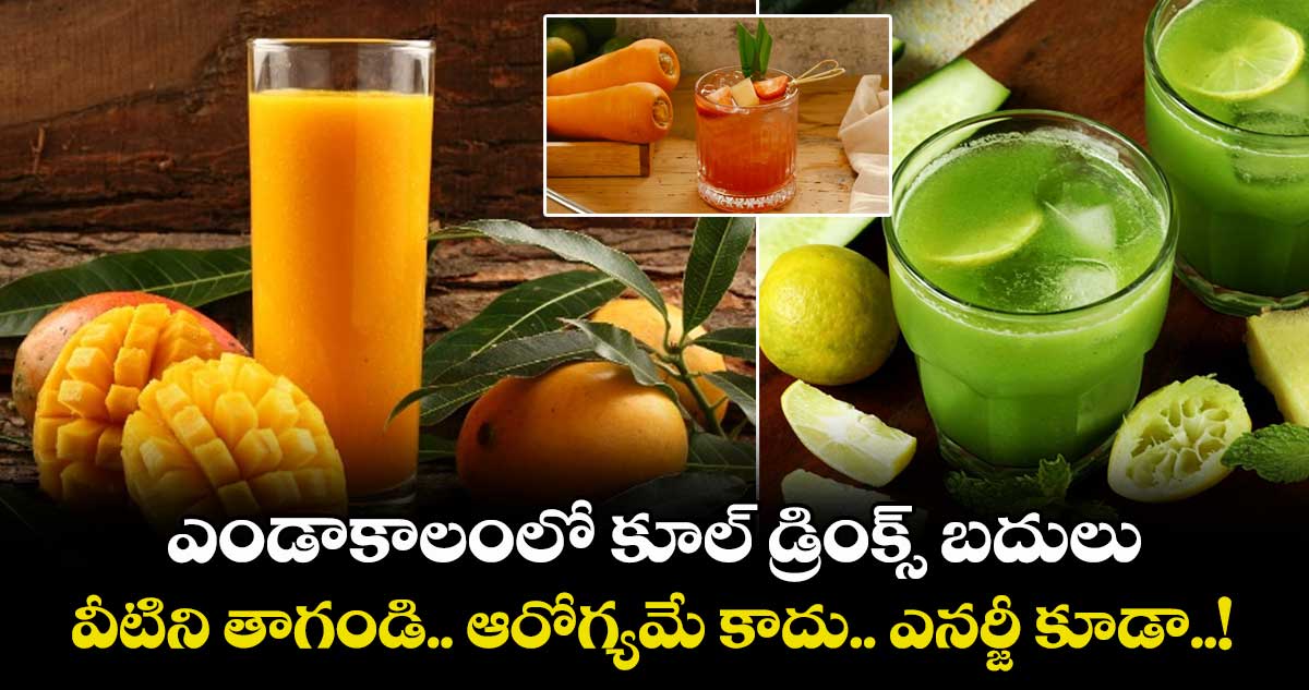 Summer Drinks : ఎండాకాలంలో కూల్ డ్రింక్స్ బదులు వీటిని తాగండి.. ఆరోగ్యమే కాదు.. ఎనర్జీ కూడా..!