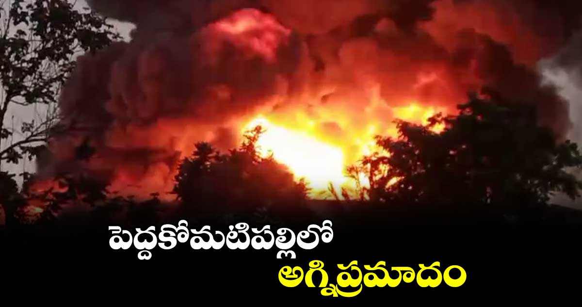 పెద్దకోమటిపల్లిలో అగ్నిప్రమాదం