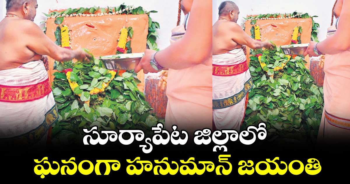 సూర్యాపేట జిల్లాలో ఘనంగా హనుమాన్ జయంతి