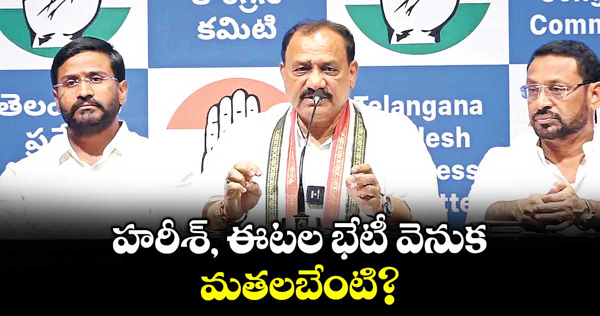 హరీశ్, ఈటల భేటీ వెనుక మతలబేంటి?: మహేశ్గౌడ్