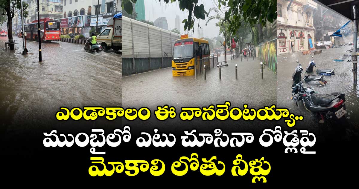 Mumbai Rains: ఎండాకాలం ఈ వానలేంటయ్యా.. ముంబైలో ఎటు చూసినా రోడ్లపై మోకాలి లోతు నీళ్లు