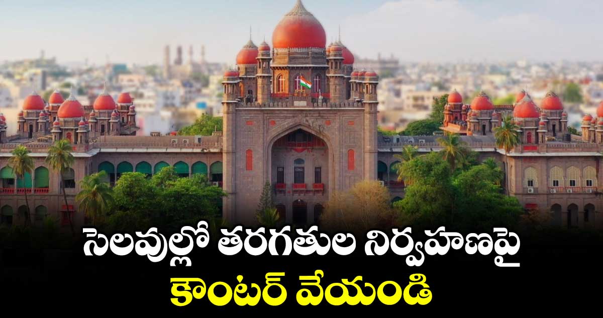 సెలవుల్లో తరగతుల నిర్వహణపై కౌంటర్ వేయండి