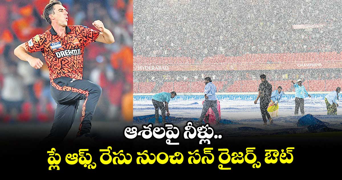 ఆశలపై నీళ్లు.. ప్లే ఆఫ్స్ రేసు నుంచి సన్ రైజర్స్ ఔట్