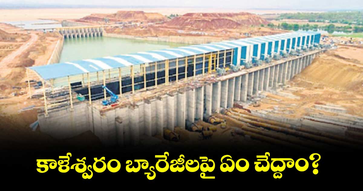 కాళేశ్వరం బ్యారేజీలపై ఏం చేద్దాం?