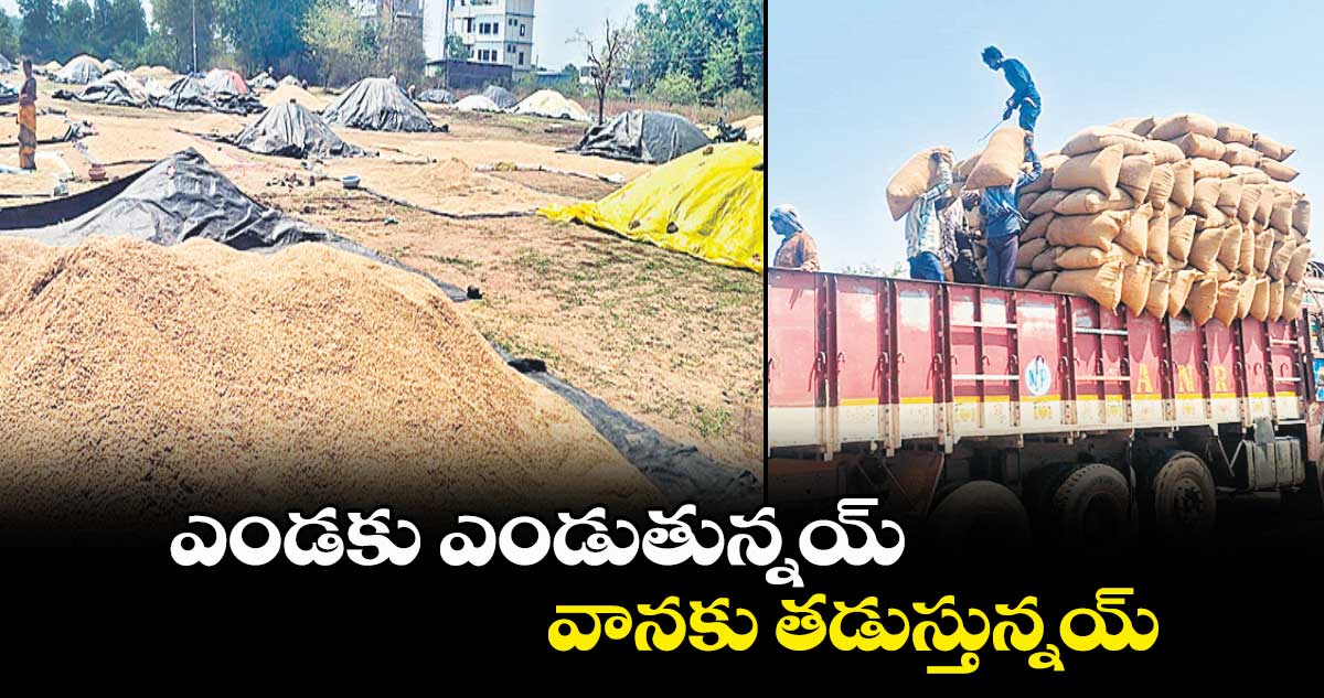 ఎండకు ఎండుతున్నయ్.. వానకు తడుస్తున్నయ్..