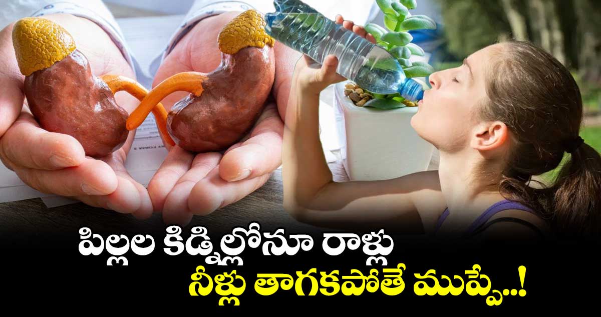 పిల్లల కిడ్నిల్లోనూ రాళ్లు.. నీళ్లు తాగకపోతే ముప్పే..!
