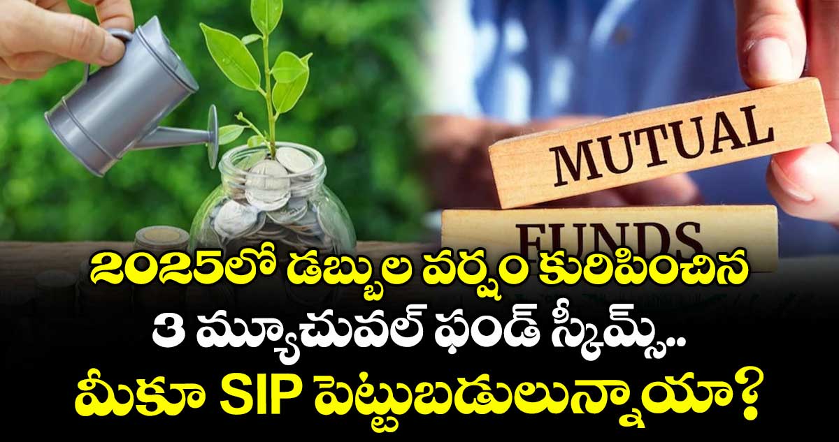 2025లో డబ్బుల వర్షం కురిపించిన 3 మ్యూచువల్ ఫండ్ స్కీమ్స్.. మీకూ SIP పెట్టుబడులున్నాయా?