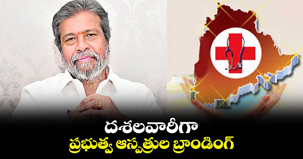 దశలవారీగా ప్రభుత్వ ఆస్పత్రుల బ్రాండింగ్ : మంత్రి దామోదర