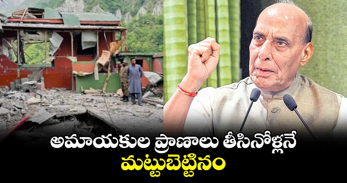 అమాయకుల ప్రాణాలు తీసినోళ్లనే మట్టుబెట్టినం