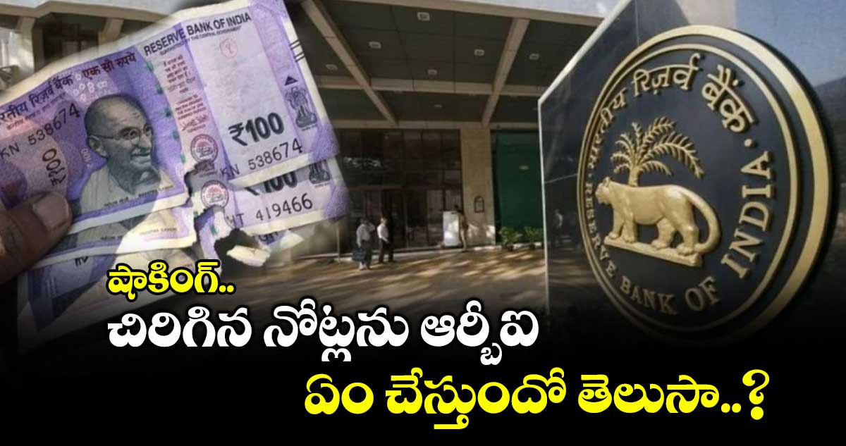 షాకింగ్.. చిరిగిన నోట్లను ఆర్బీఐ ఏం చేస్తుందో తెలుసా..?