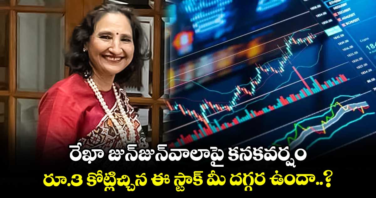Jhunjhunwala: రేఖా జున్జున్వాలాపై కనకవర్షం.. రూ.3 కోట్లిచ్చిన ఈ స్టాక్ మీ దగ్గర ఉందా..?