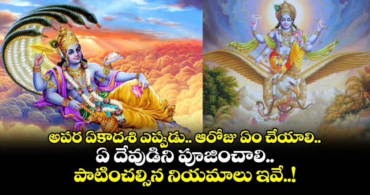 అపర ఏకాదశి ఎప్పుడు.. ఆరోజు ఏం చేయాలి.. ఏ దేవుడిని పూజించాలి.. పాటించల్సిన నియమాలు ఇవే..!