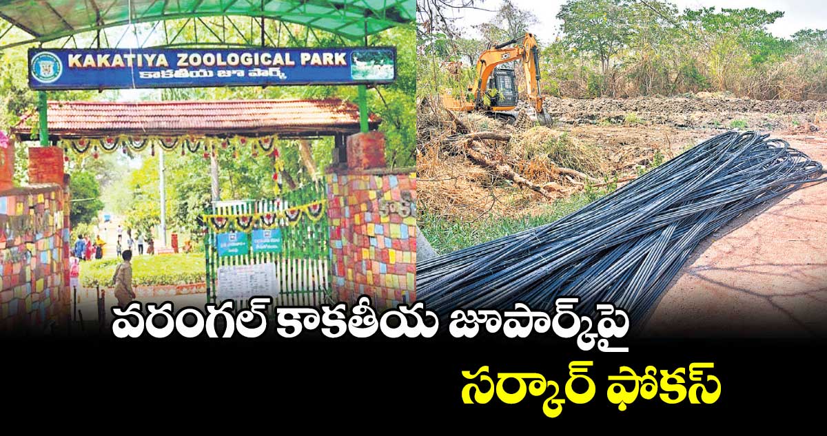 వరంగల్ కాకతీయ జూపార్క్పై సర్కార్ ఫోకస్
