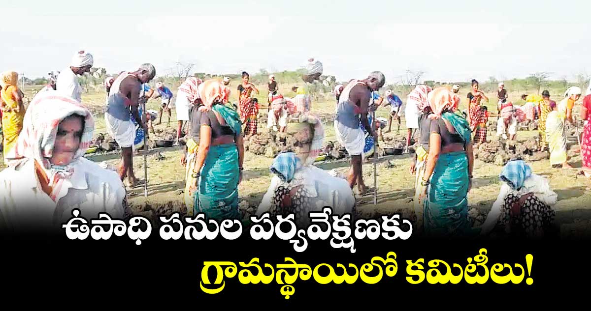 ఉపాధి పనుల పర్యవేక్షణకు గ్రామస్థాయిలో కమిటీలు!