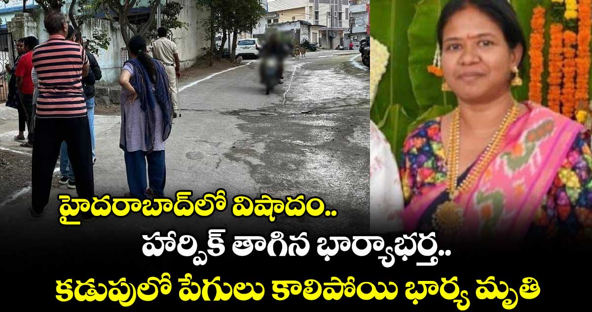 హైదరాబాద్లో విషాదం.. హార్పిక్ తాగిన భార్యాభర్త.. కడుపులో పేగులు కాలిపోయి భార్య మృతి