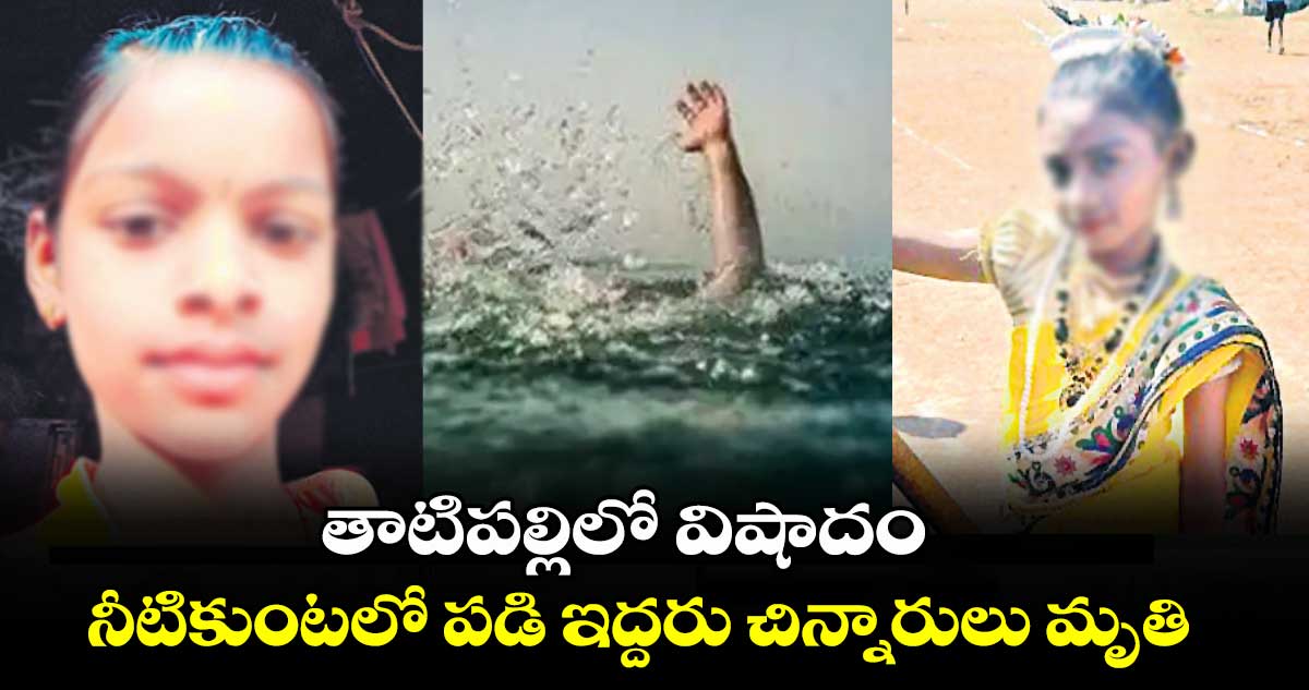 తాటిపల్లిలో విషాదం : నీటికుంటలో పడి ఇద్దరు చిన్నారులు మృతి